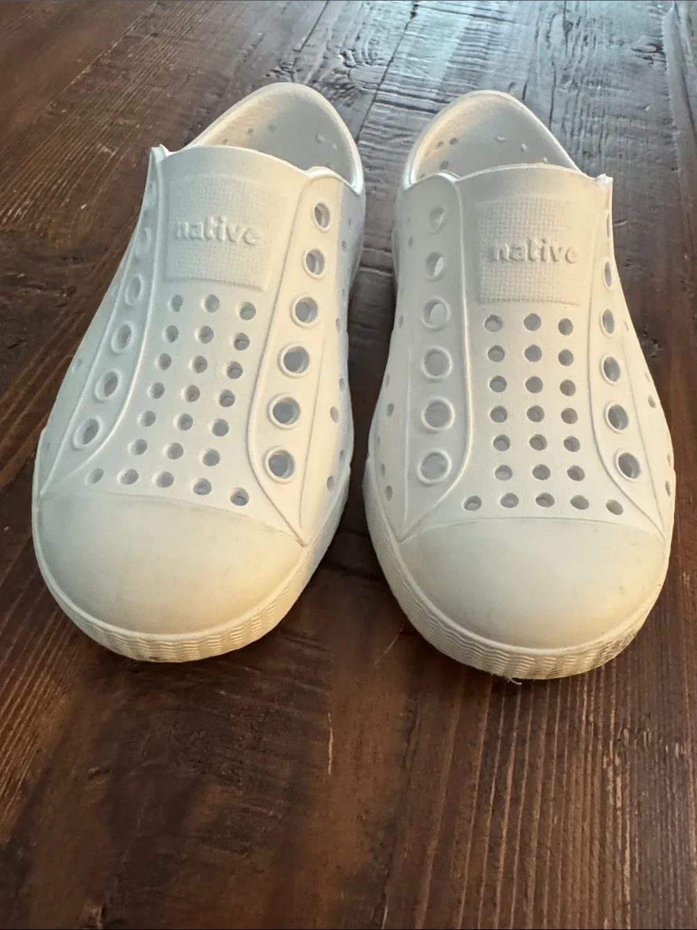 Native Slip-On Water Shoes in White